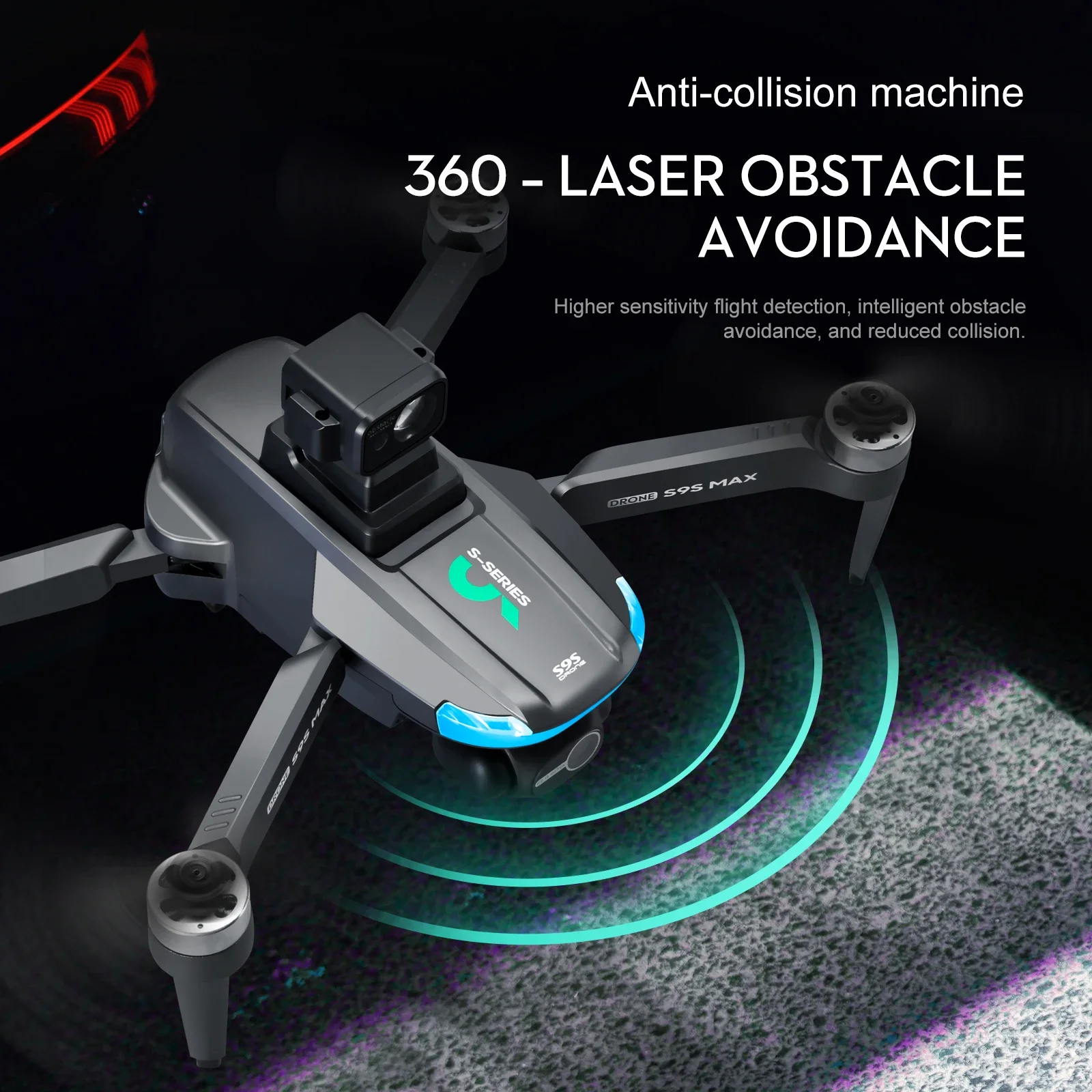 Nuevo S9S MAX MINI Drone 4K 2  - Drone Racing Camera reseña y precio