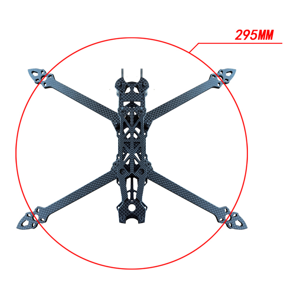 Marco de cuadricóptero de fibr - Drone Racing Frame reseña y precio
