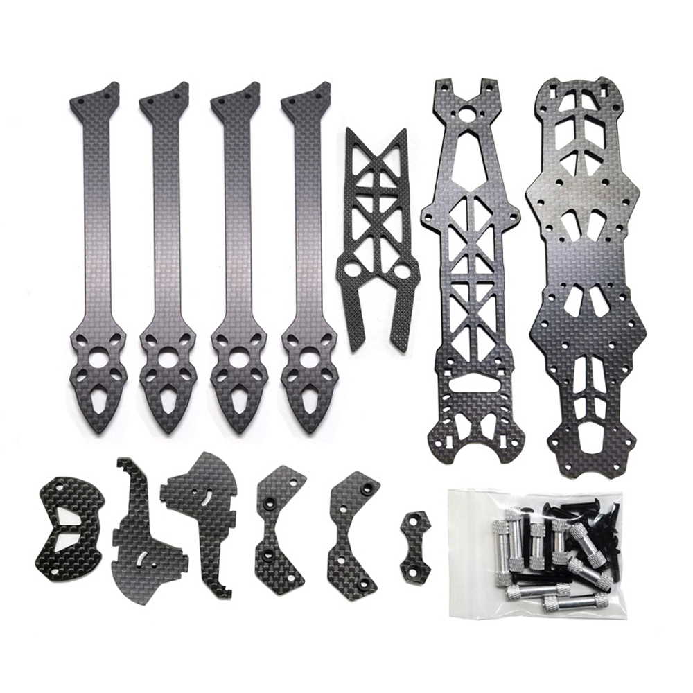 Marco de cuadricóptero de fibr - Drone Racing Frame reseña y precio