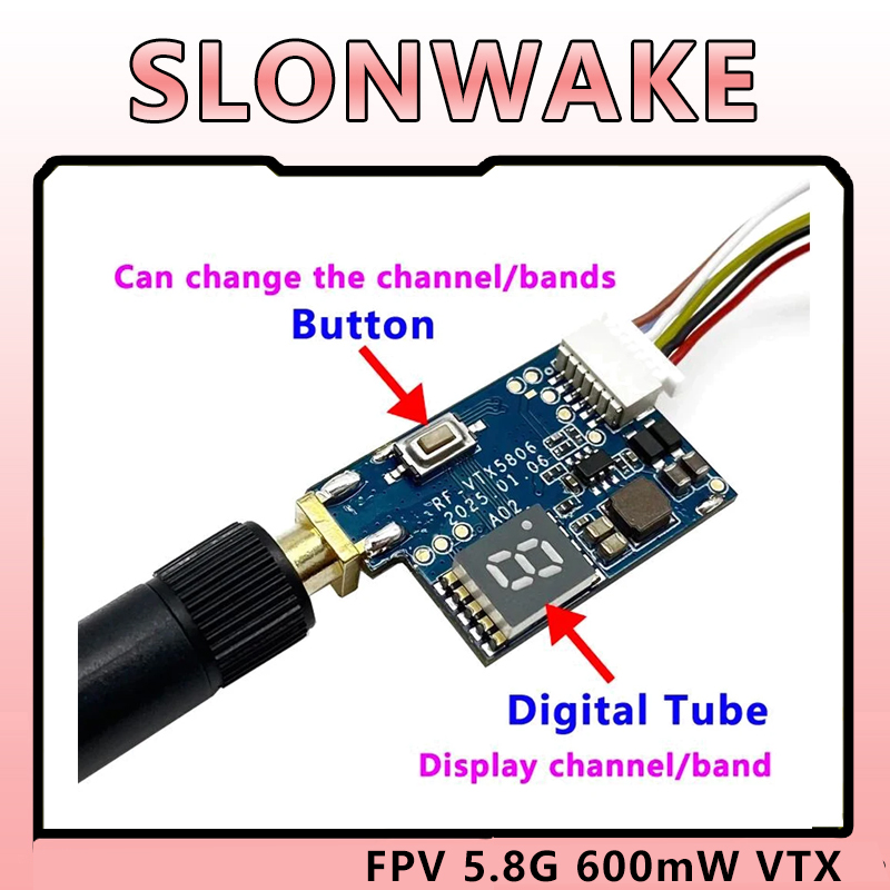 SLONWAKE 5,8G TS5823 PRO Mini  - Drone Racing Camera reseña y precio